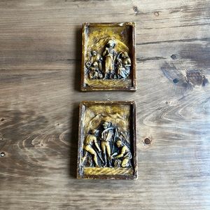 Vintage Bees wax plaques